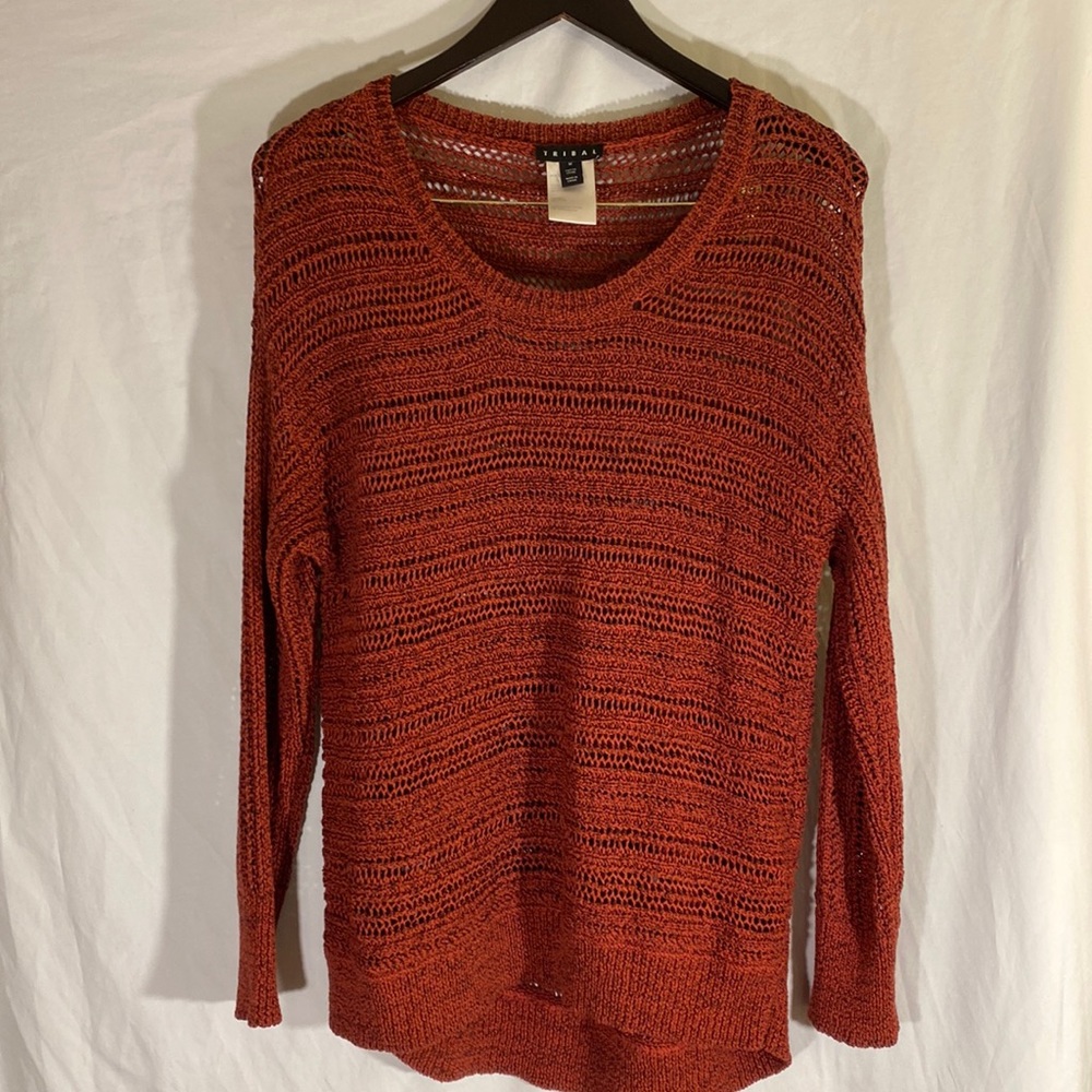 Tribal brand woman’s sweater top size Med